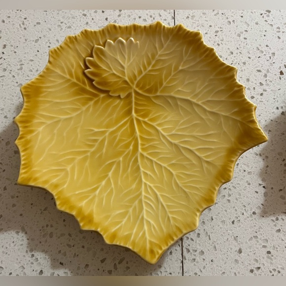 Williams-Sonoma Leaf 4 Appetizer Plates Set Made In Italy Fall Thanksgiving - Picture 7 of 9